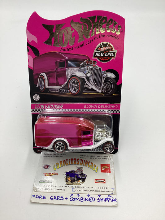 2022 Hot wheels RLC Pink Party Car Club Exclusive Blown Delivery Pink with protector