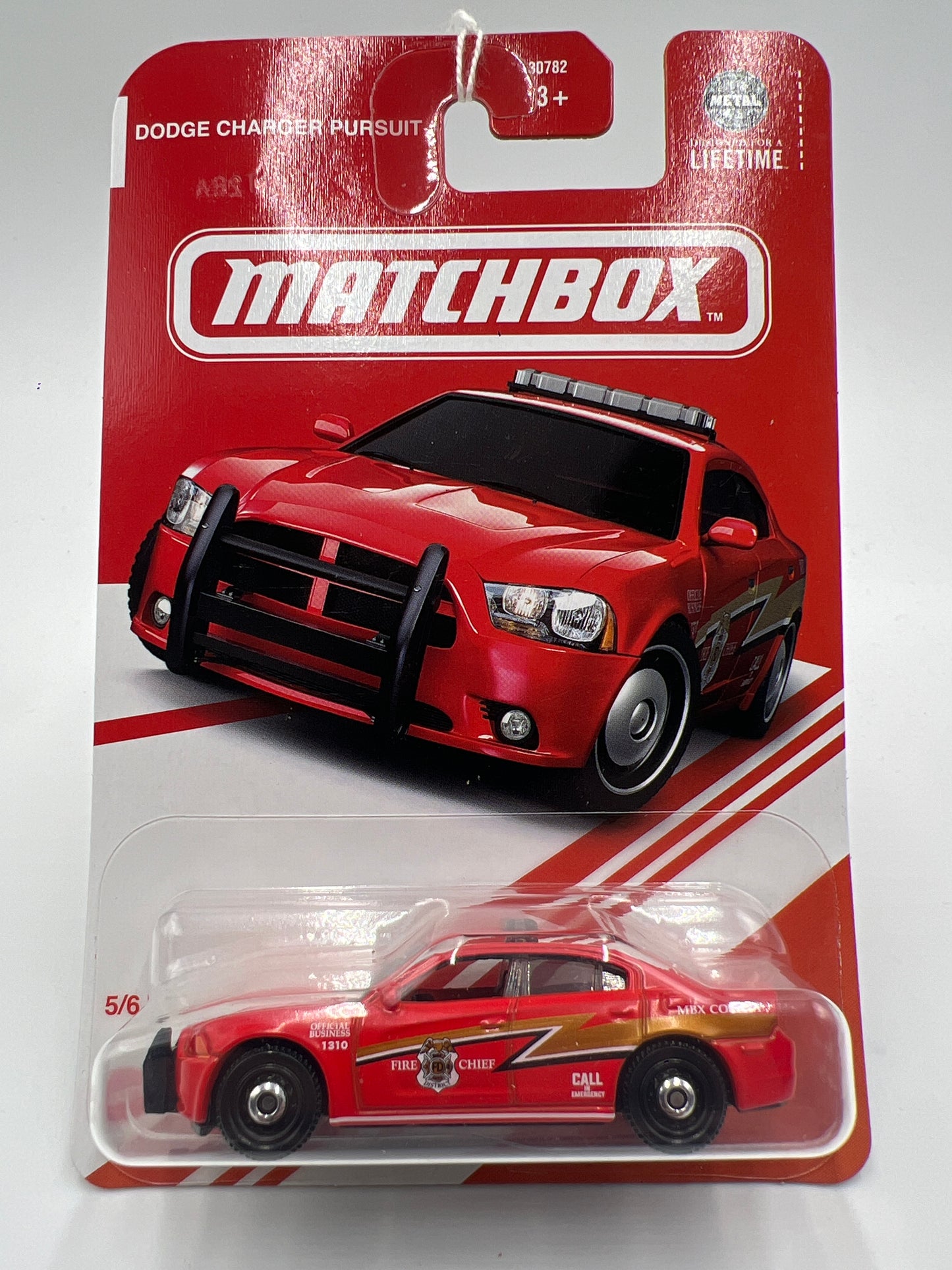 Matchbox Red Target Exclusive #5 Dodge Charger Pursuit 153B