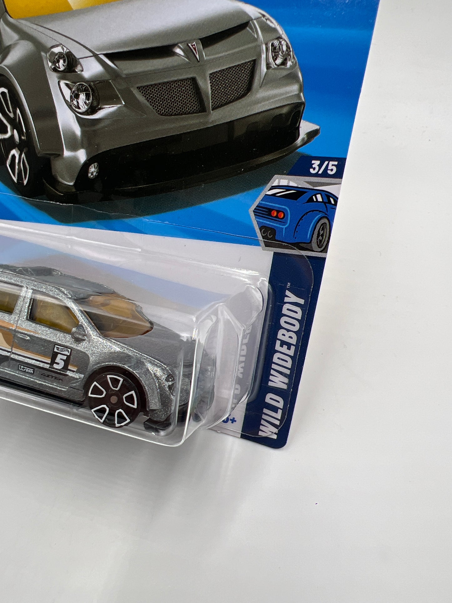 2025 Hot Wheels Q Case Wild Widebody #205 Pontiac Aztek Custom Silver 59D
