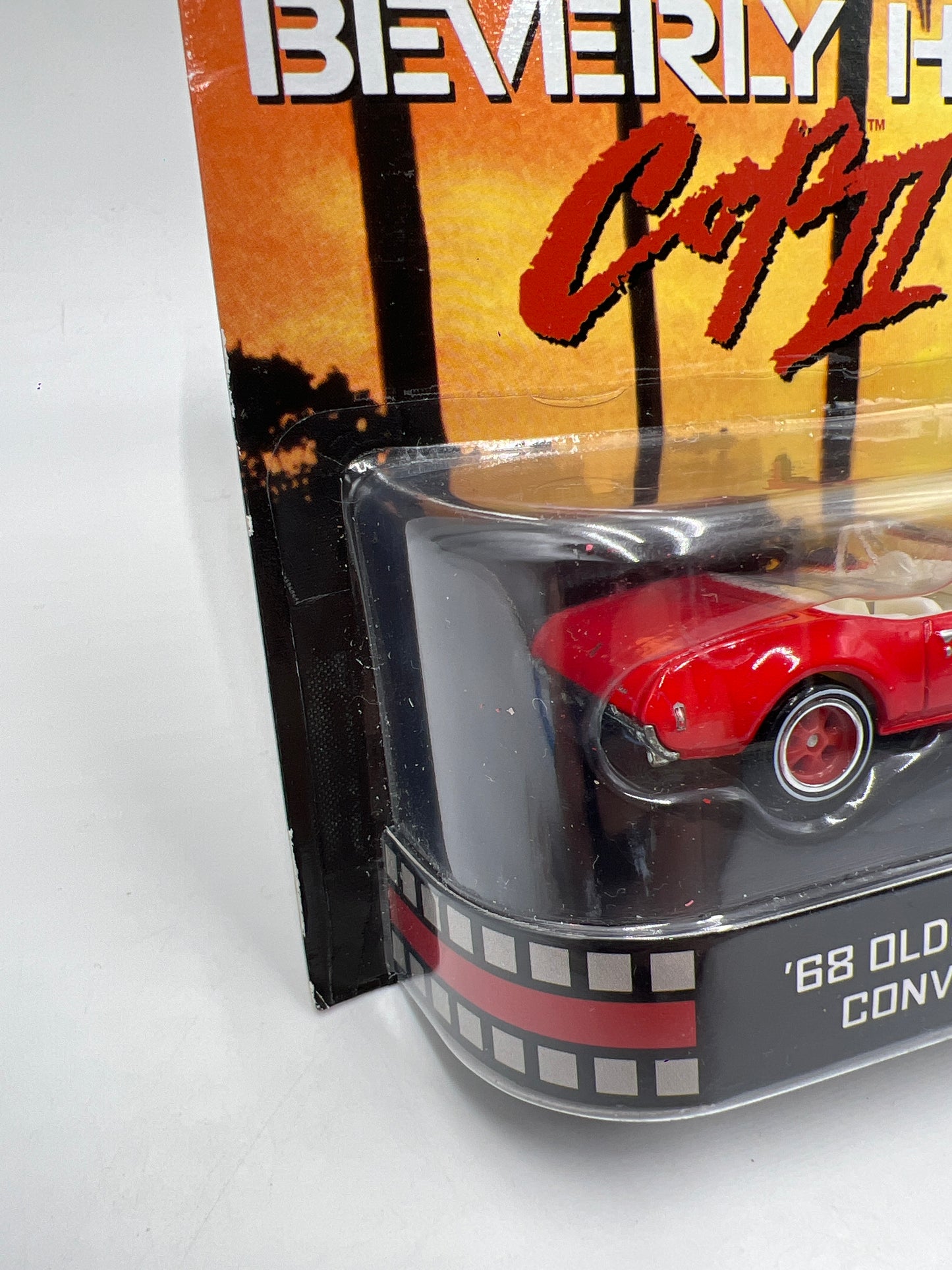 Hot Wheels Premium Retro Entertainment Beverly Hills Cop II 68 Olds Cutlass Convertible Red W/Protector