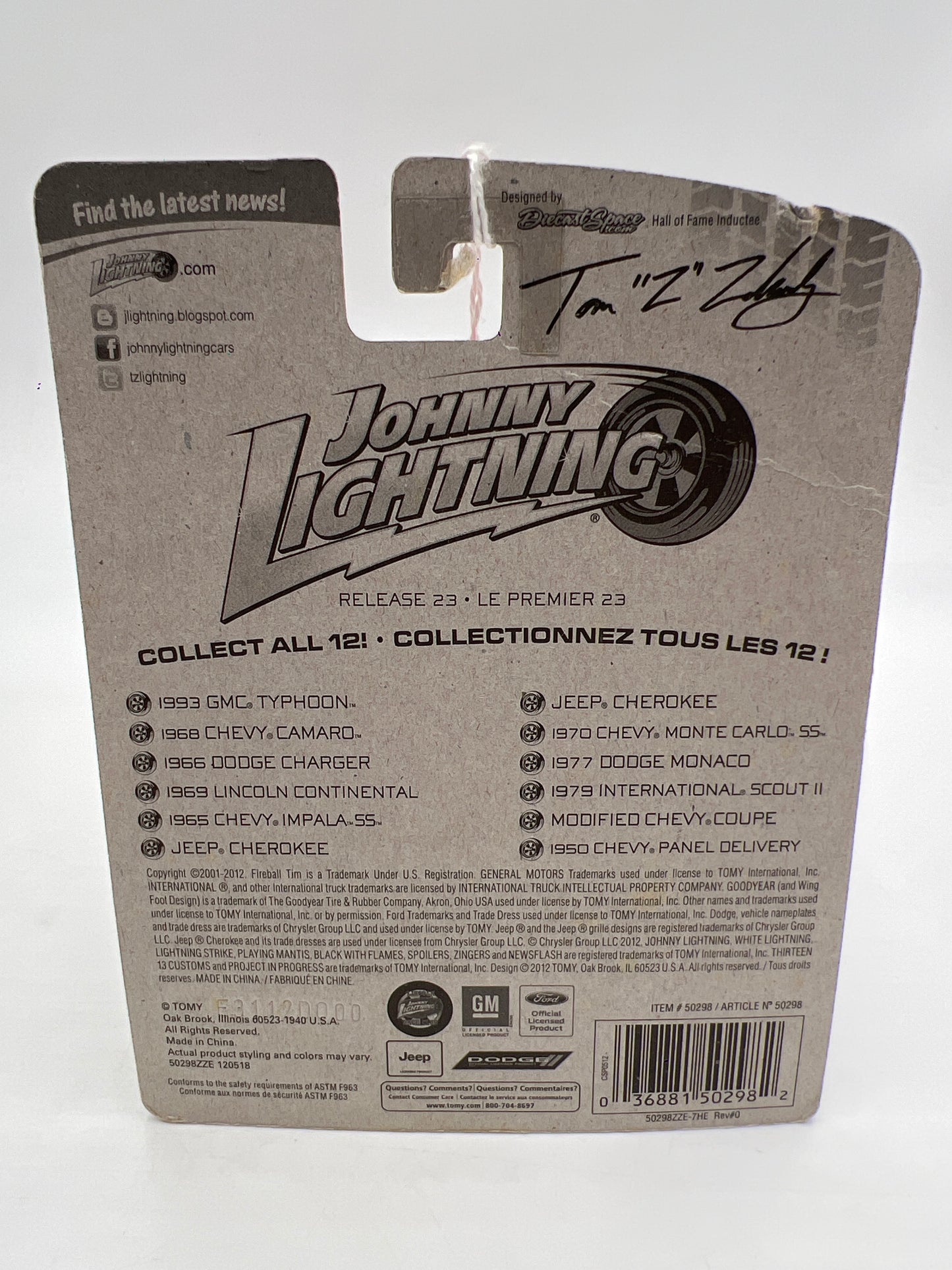 Johnny Lightning Tomy #23 1993 GMC Typhoon Black