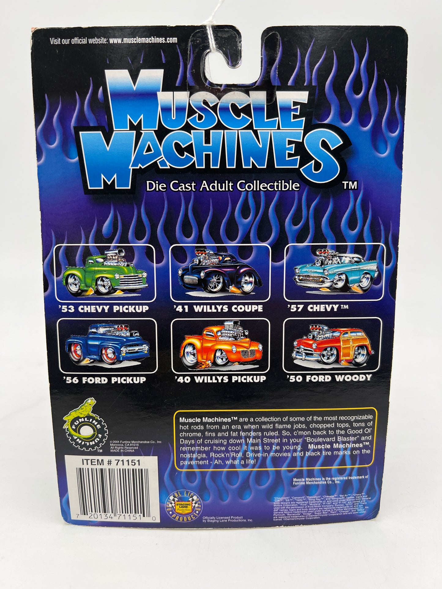 Muscle Machines September 11th, 2001 41 Willys Coupe American Flag 01-93 222B