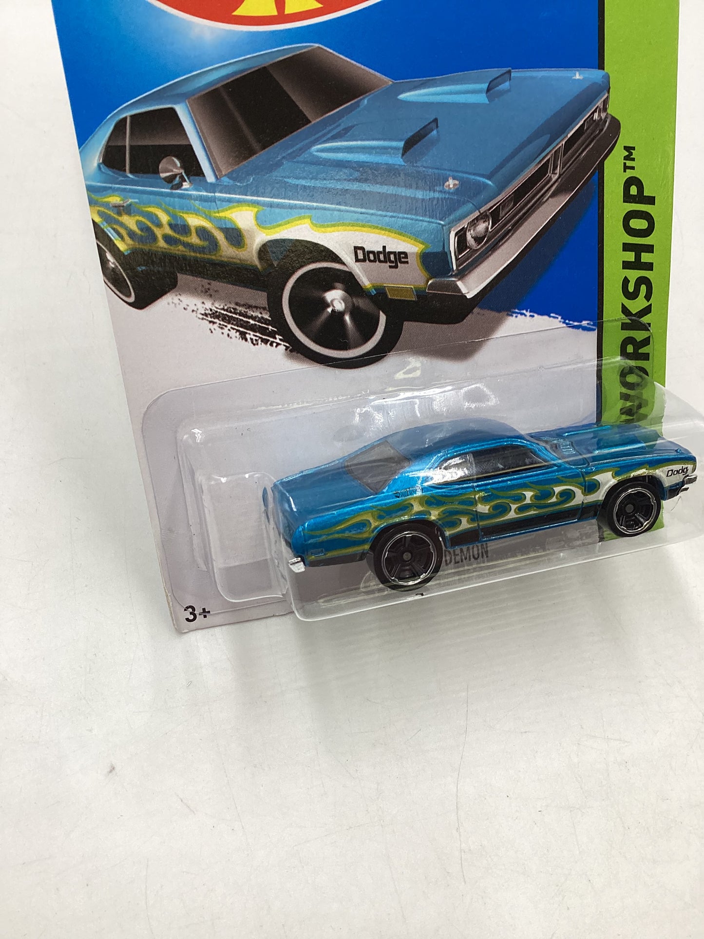 2013 Hot Wheels #217 71 Dodge Demon Blue 38H