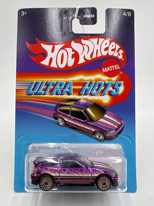 Hot Wheels Target Exclusive Ultra Hots #4 88 Honda CR-X Purple 156B