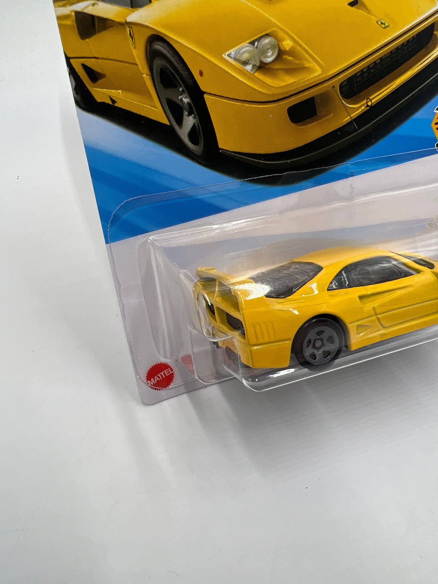 2025 Hot Wheels Q Case Exotics #198 Ferrari F40 Competizione Yellow SR