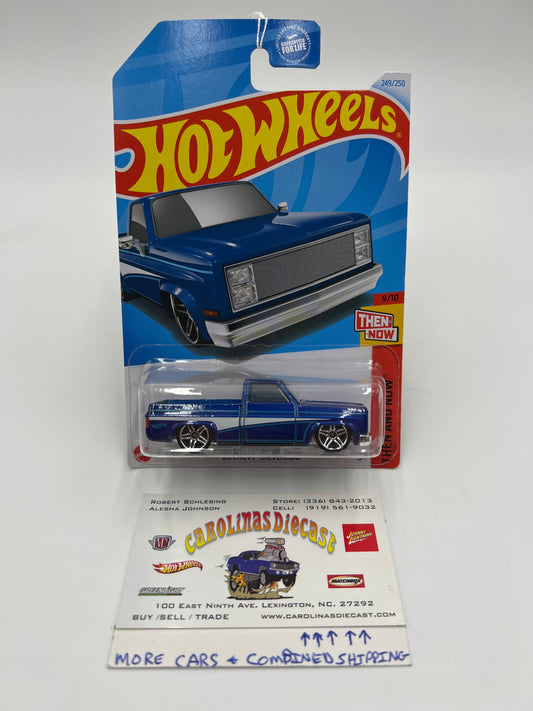 2024 Hot Wheels Q Case #249 83 Chevy Silverado Blue