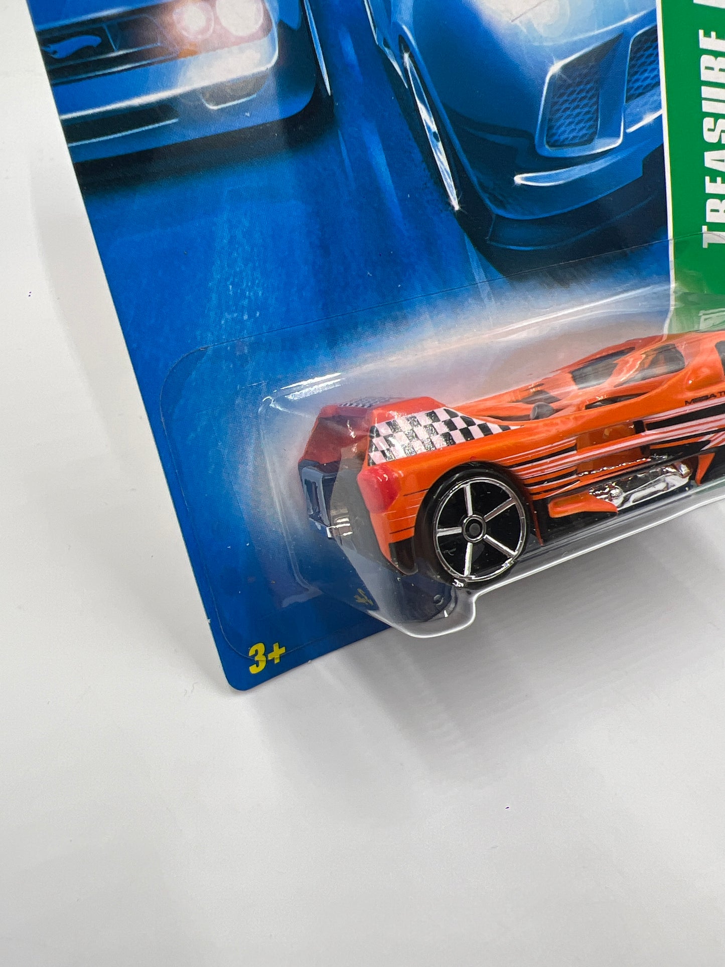 2007 Hot Wheels Treasure Hunt #125 Mega Thrust Orange 277C