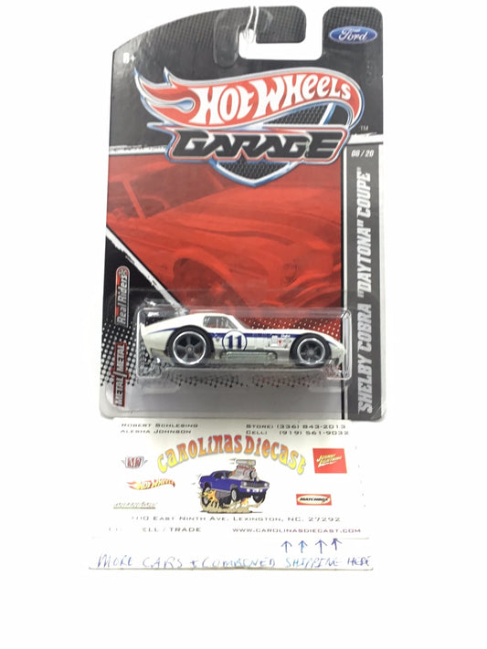 Hot wheels Garage Shelby Cobra Daytona Coupe #8 D7