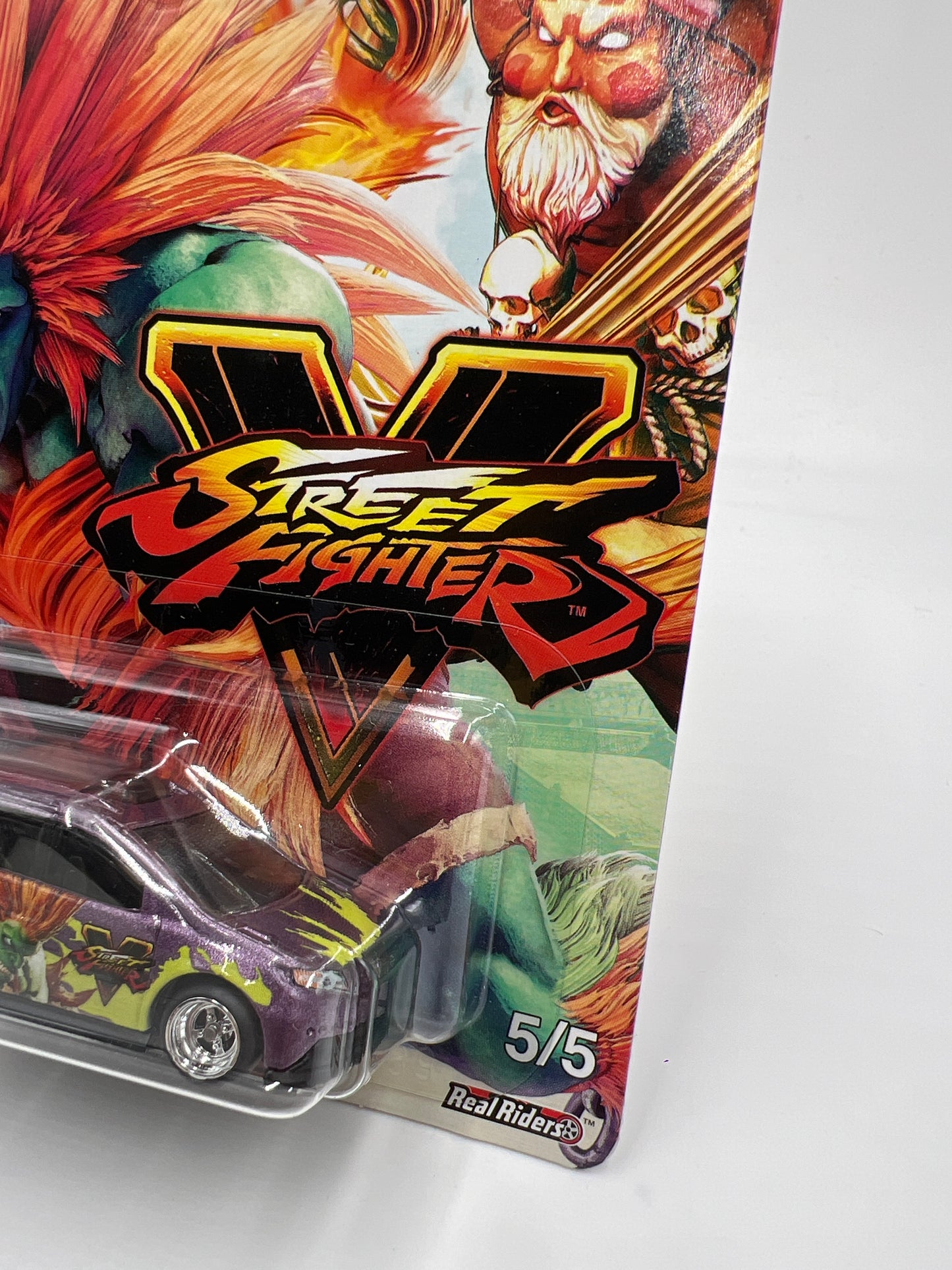 Hot Wheels Capcom Street Fighter #5 Honda Odyssey Purple W/Protector