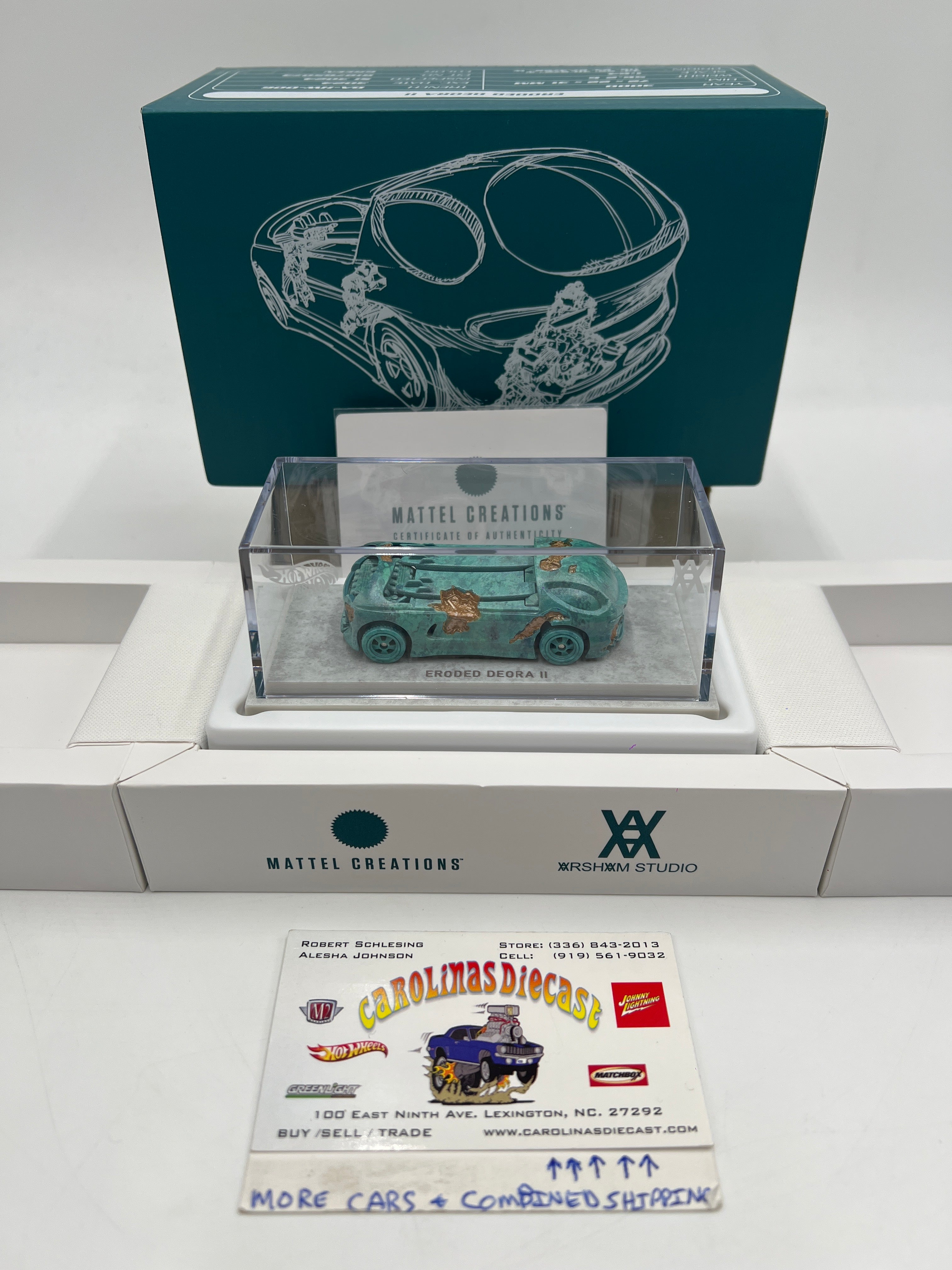 Mattel Creations Hot Wheels x Daniel Arsham Eroded Deora II