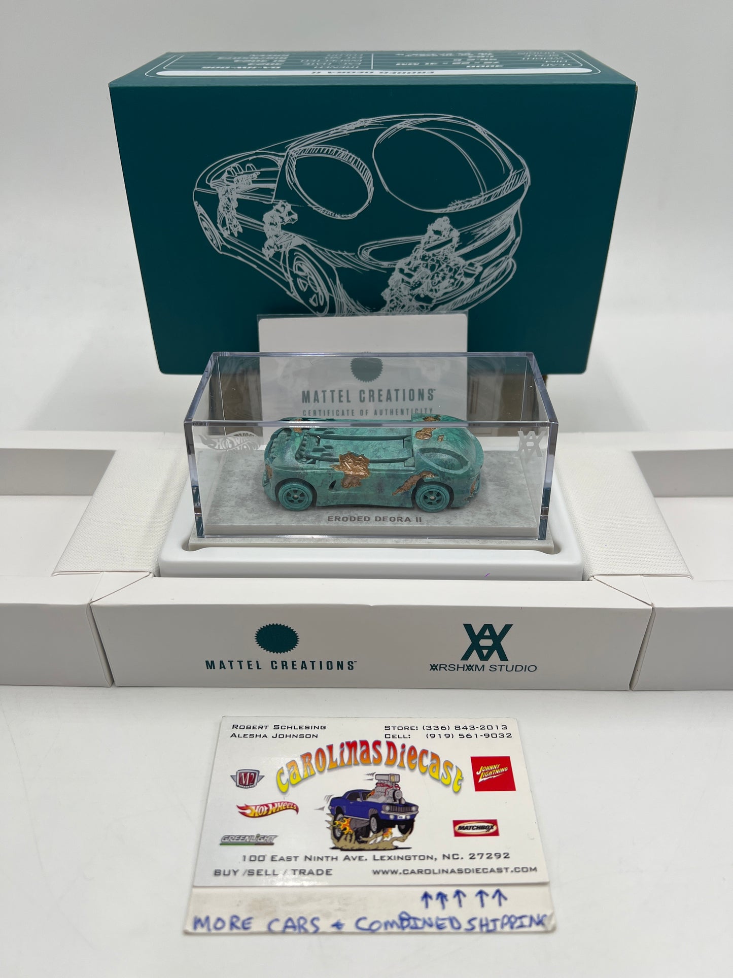 Mattel Creations Hot Wheels x Daniel Arsham Eroded Deora II