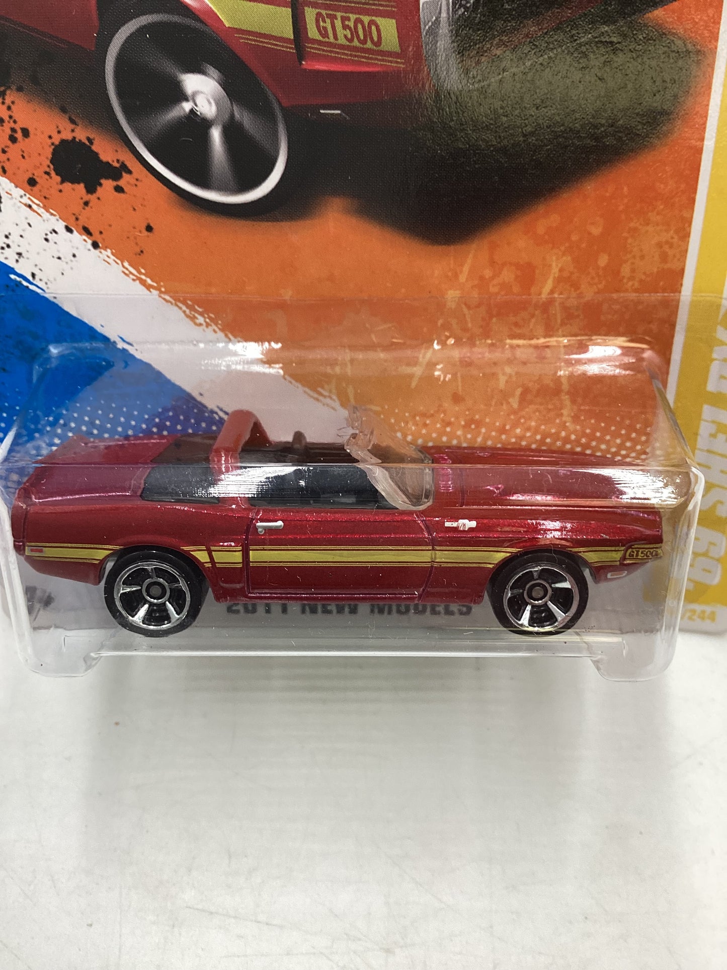 2011 Hot Wheels #21 69 Shelby GT-500 Red 25H