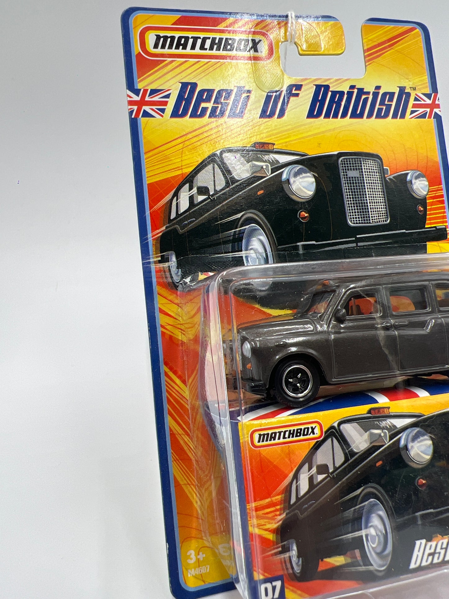 Matchbox Best Of British #7 Austin FX4 London Taxi Dark Gray 168H