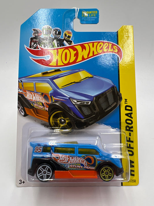 2014 Hot Wheels Treasure Hunt #101 Speedbox Blue 276A