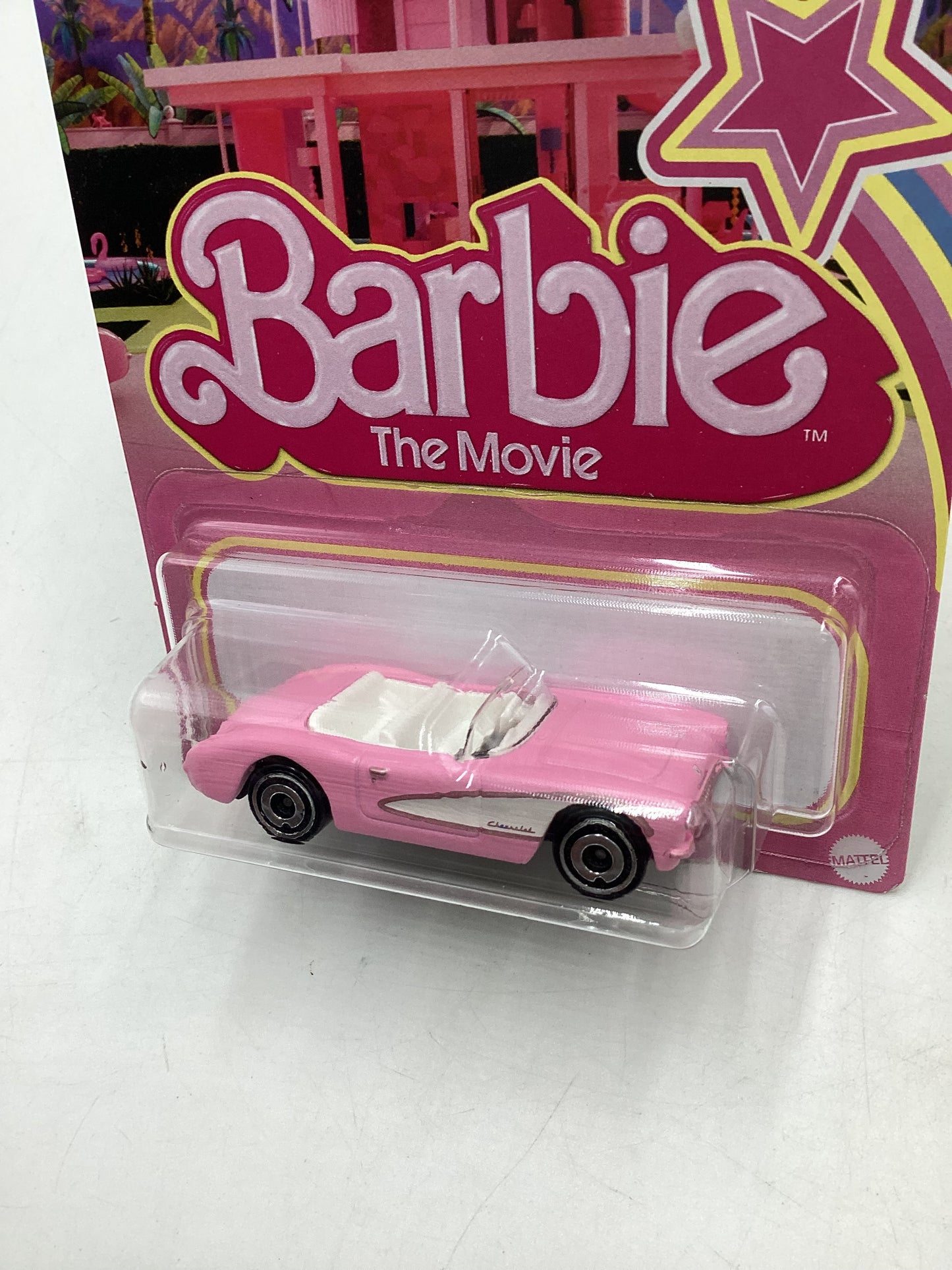 2023 Hot Wheels Barbie The Movie 1956 Corvette Pink 6D