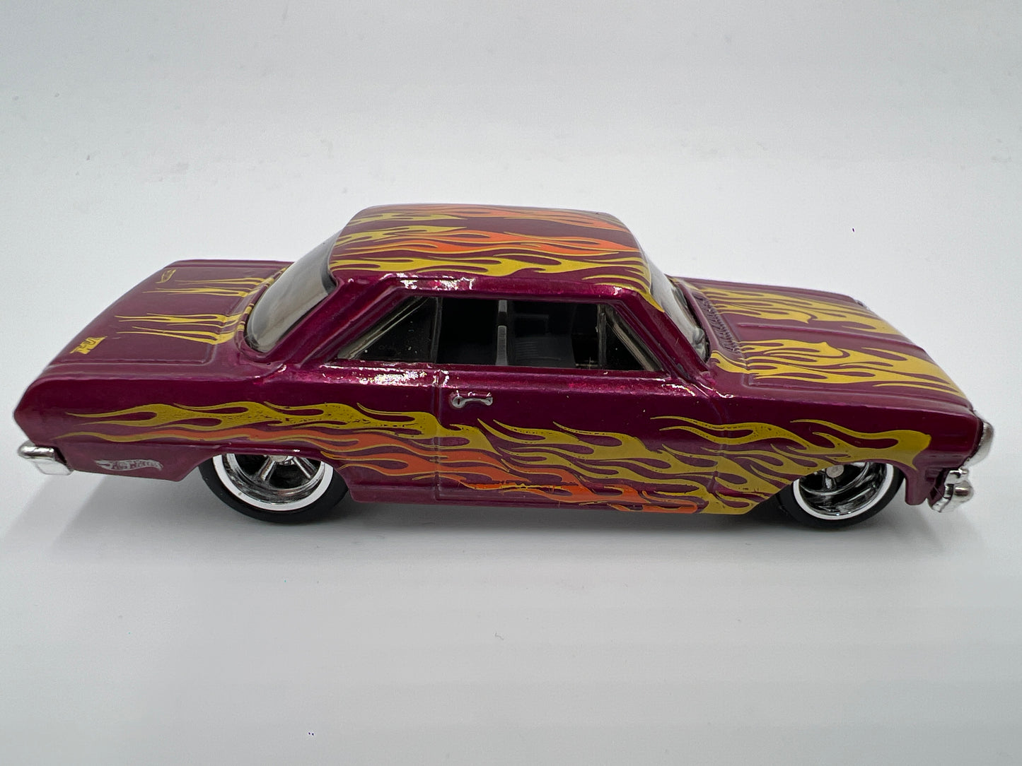2017 Hot Wheels 1/64 Super Treasure Hunt 63 Chevy II Pink Loose