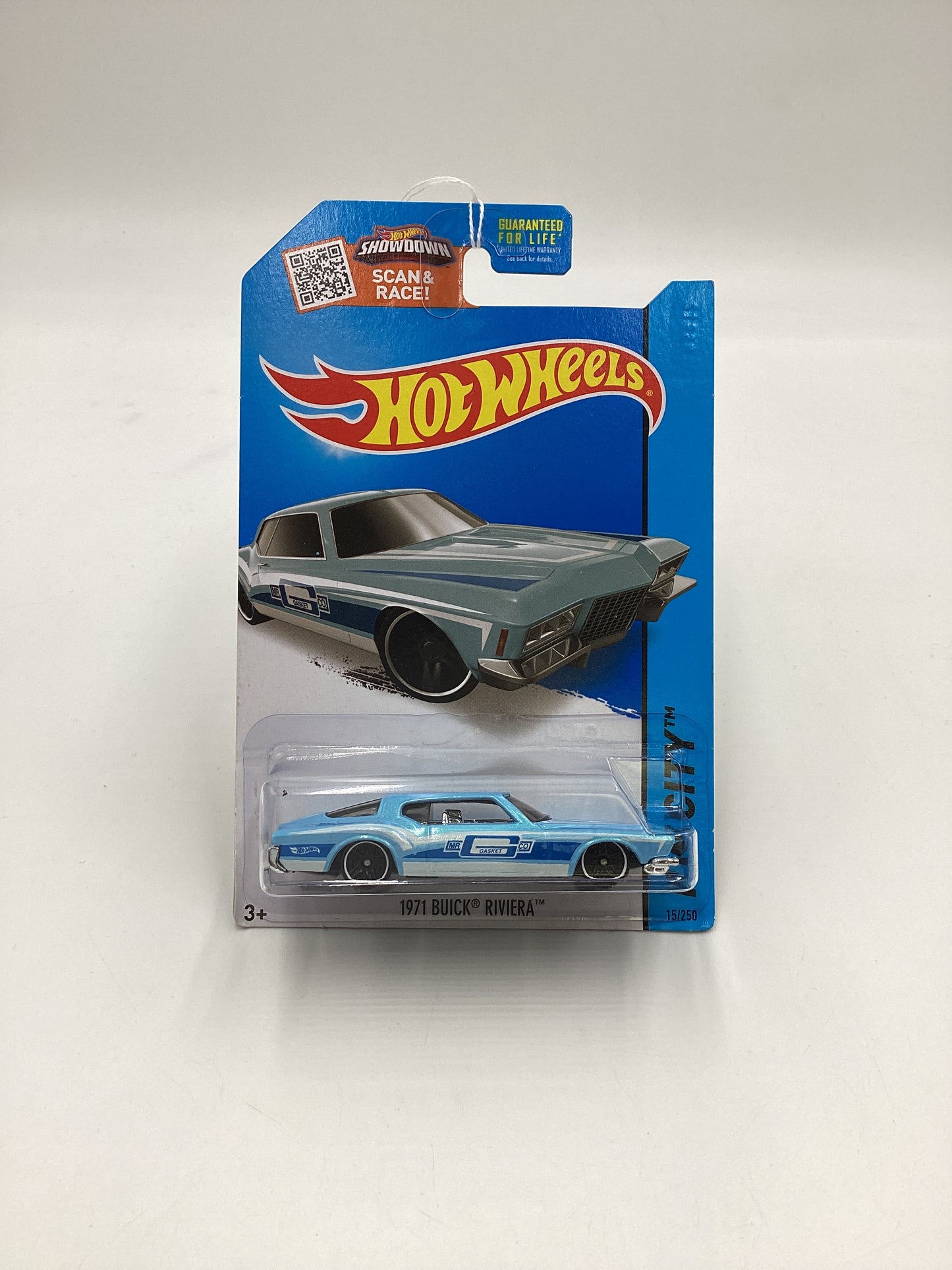 2015 Hot wheels HW City #15 Kmart Exclusive Light Blue 1971 Buick Riviera 235B