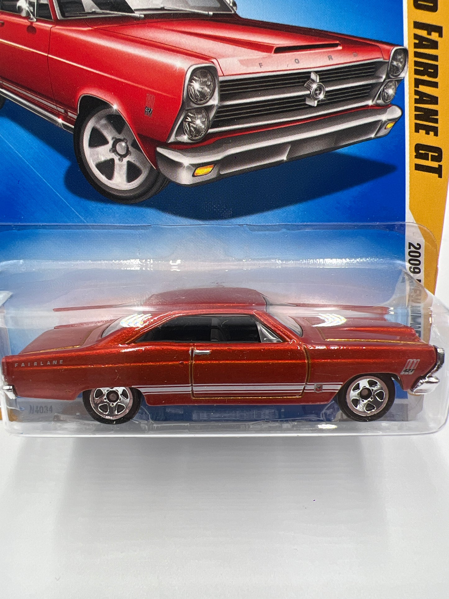 2009 Hot Wheels New Models #31 66 Ford Fairlane GT Red 31A