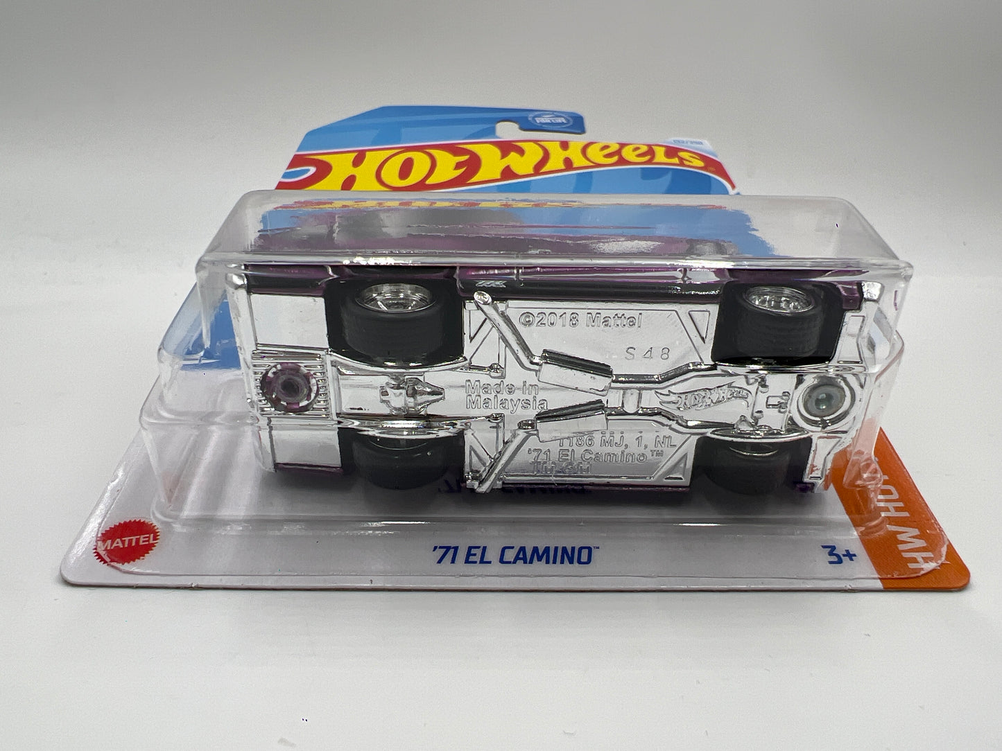 2024 Hot Wheels F Case Super Treasure Hunt #132 72 El Camino Purple W/Protector