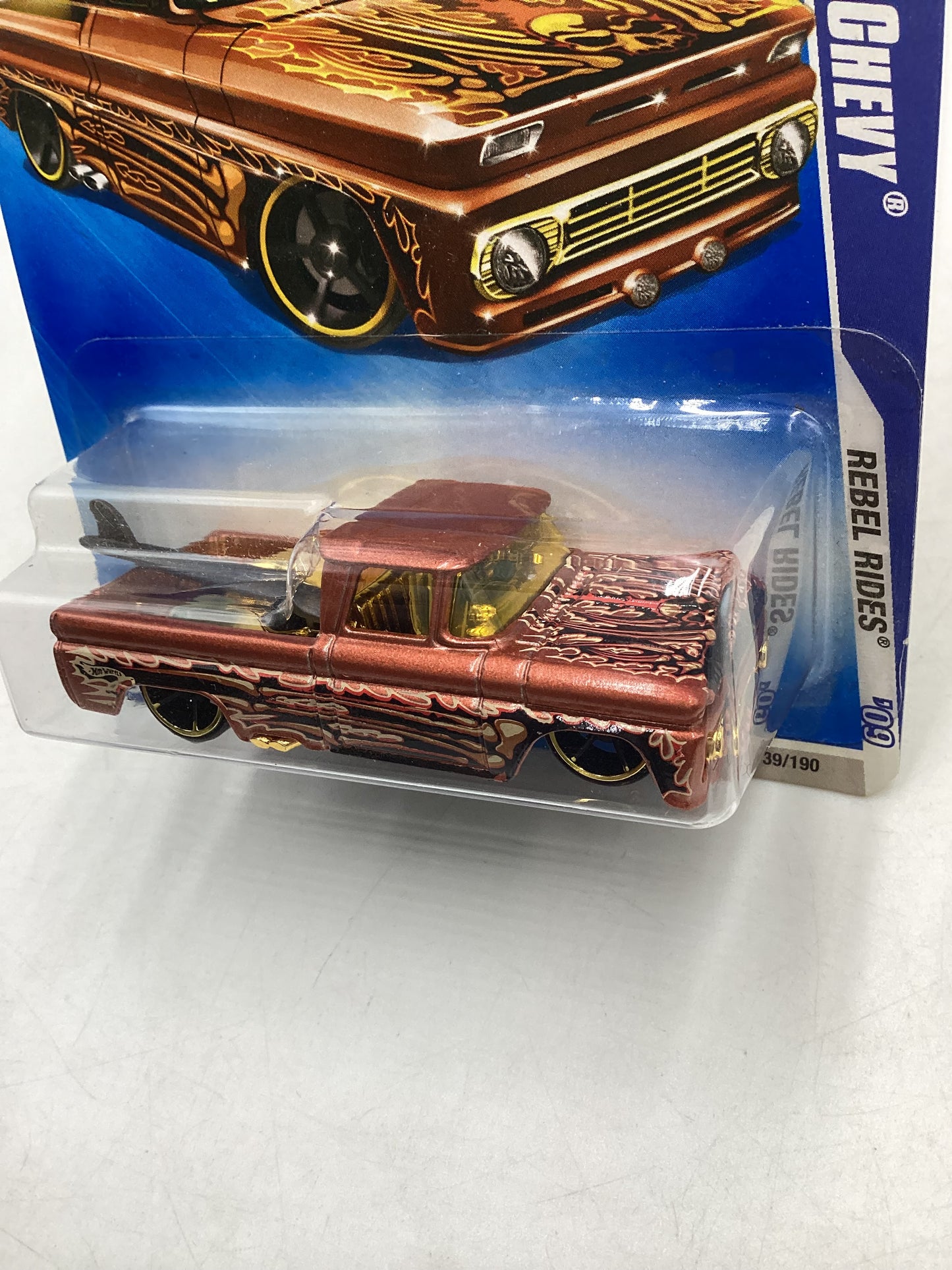 2009 Hot Wheels #139 Custom 62 Chevy Copper