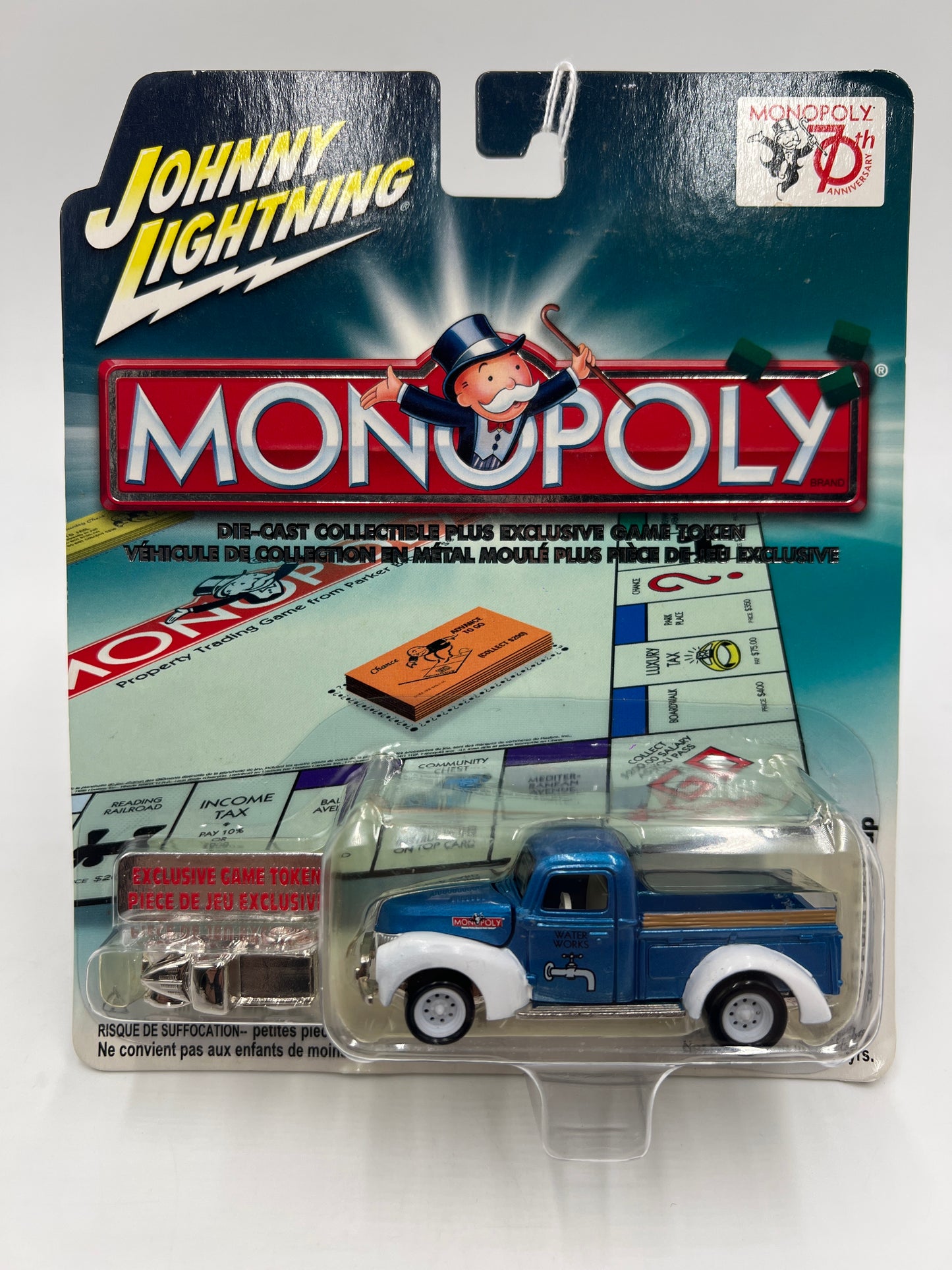 Johnny Lightning Monopoly 70th Anniversary 1940 Ford Pickup Blue 188F