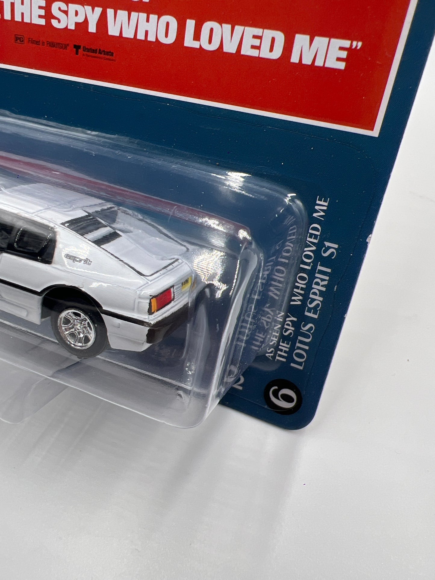 Johnny Lightning Pop Culture 007 The Spy Who Loved Me Release 2 #6 Lotus Esprit S1 White 232D