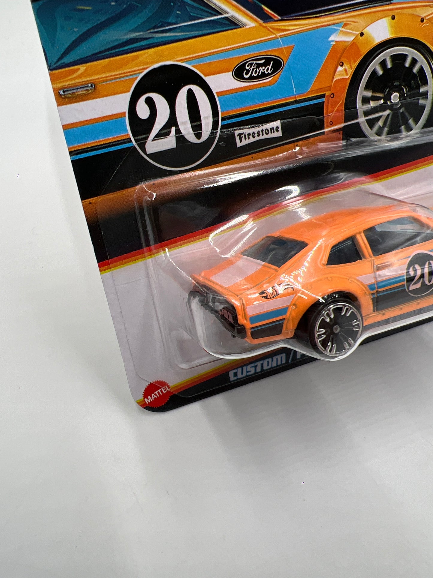 2026 Hot Wheels Neon Speeders #2 Custom Ford Maverick Orange 158E