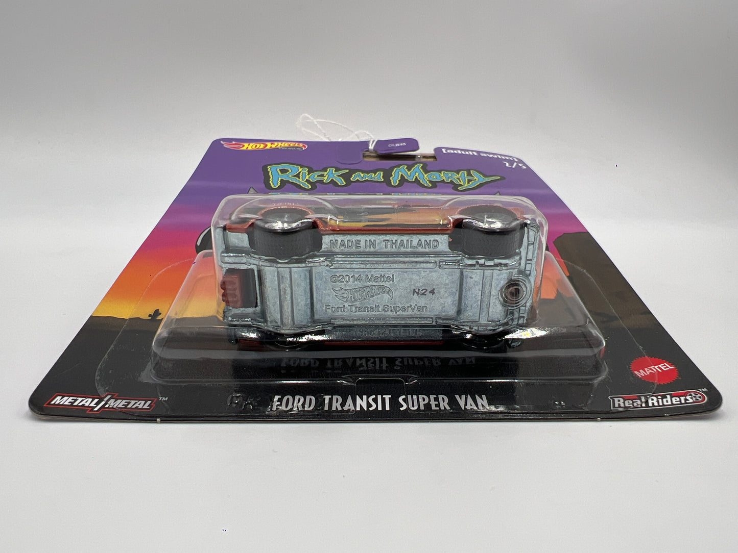 Hot Wheels Pop Culture Premium Rick And Morty #2 Ford Transit Super Van Orange 270F