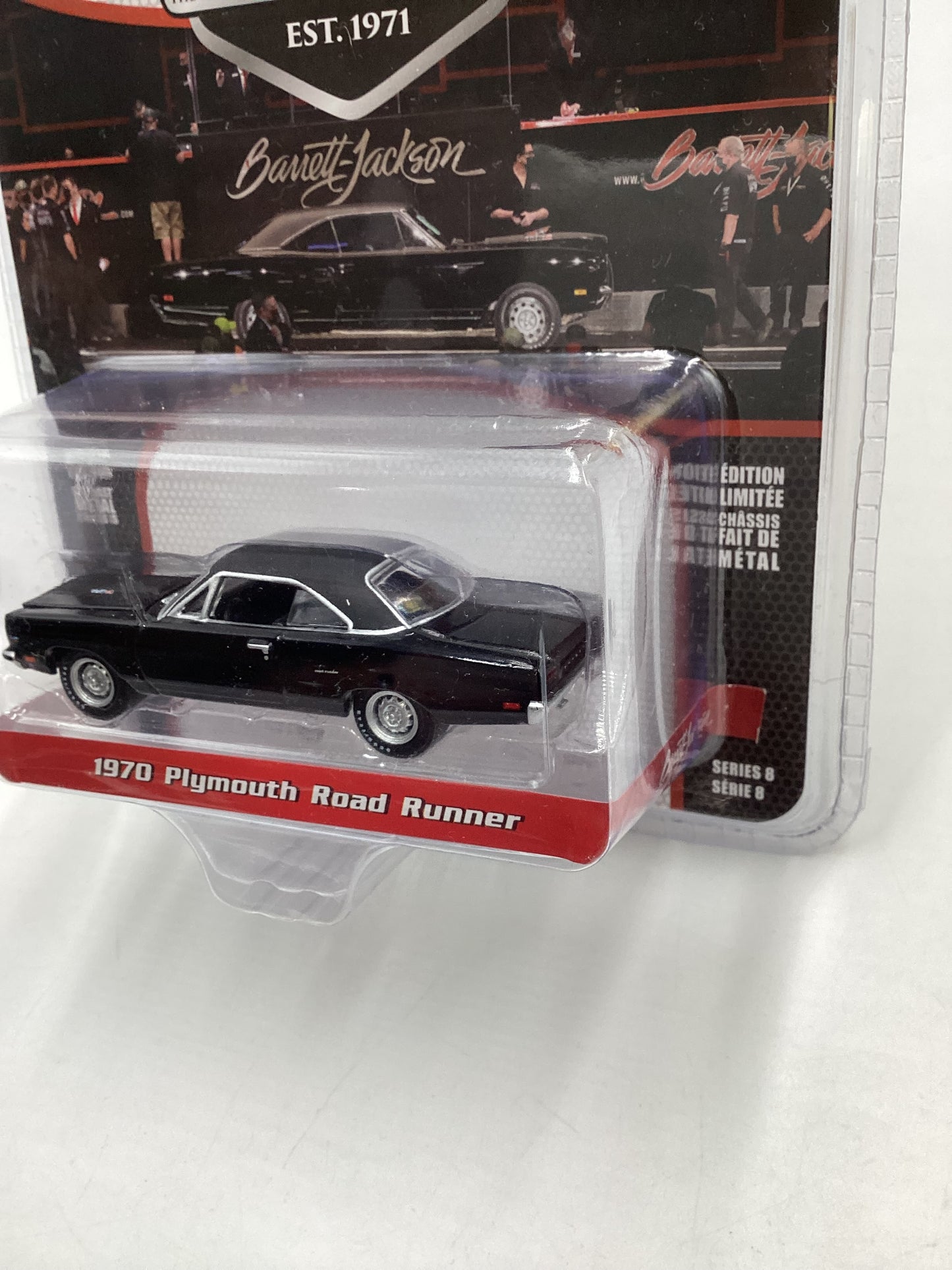 Greenlight 50th Anniversary Barrett-Jackson 1970 Plymouth Road Runner 178F