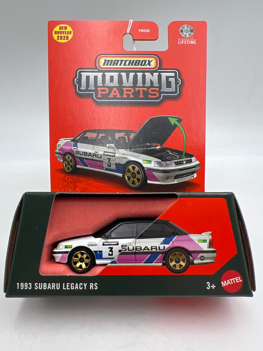 2026 Matchbox Moving Parts #24 1993 Subaru Legacy RS White