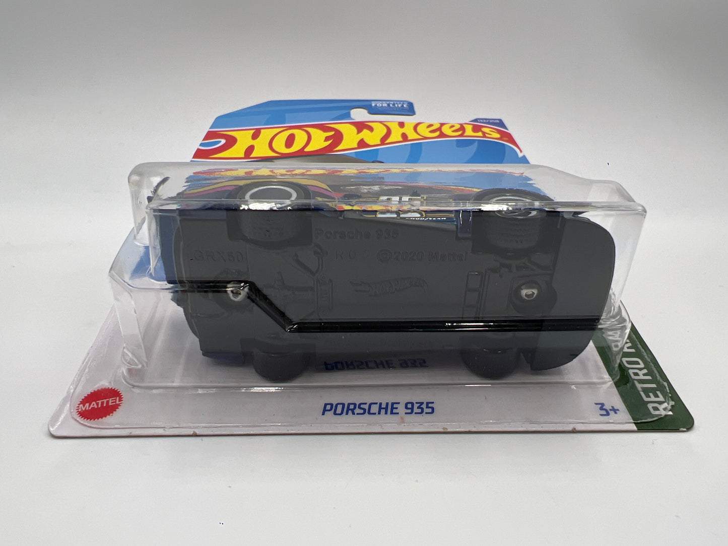 Hot Wheels Porsche 935 Dark Blue Wheel Swap Custom On Card W/Protector SR