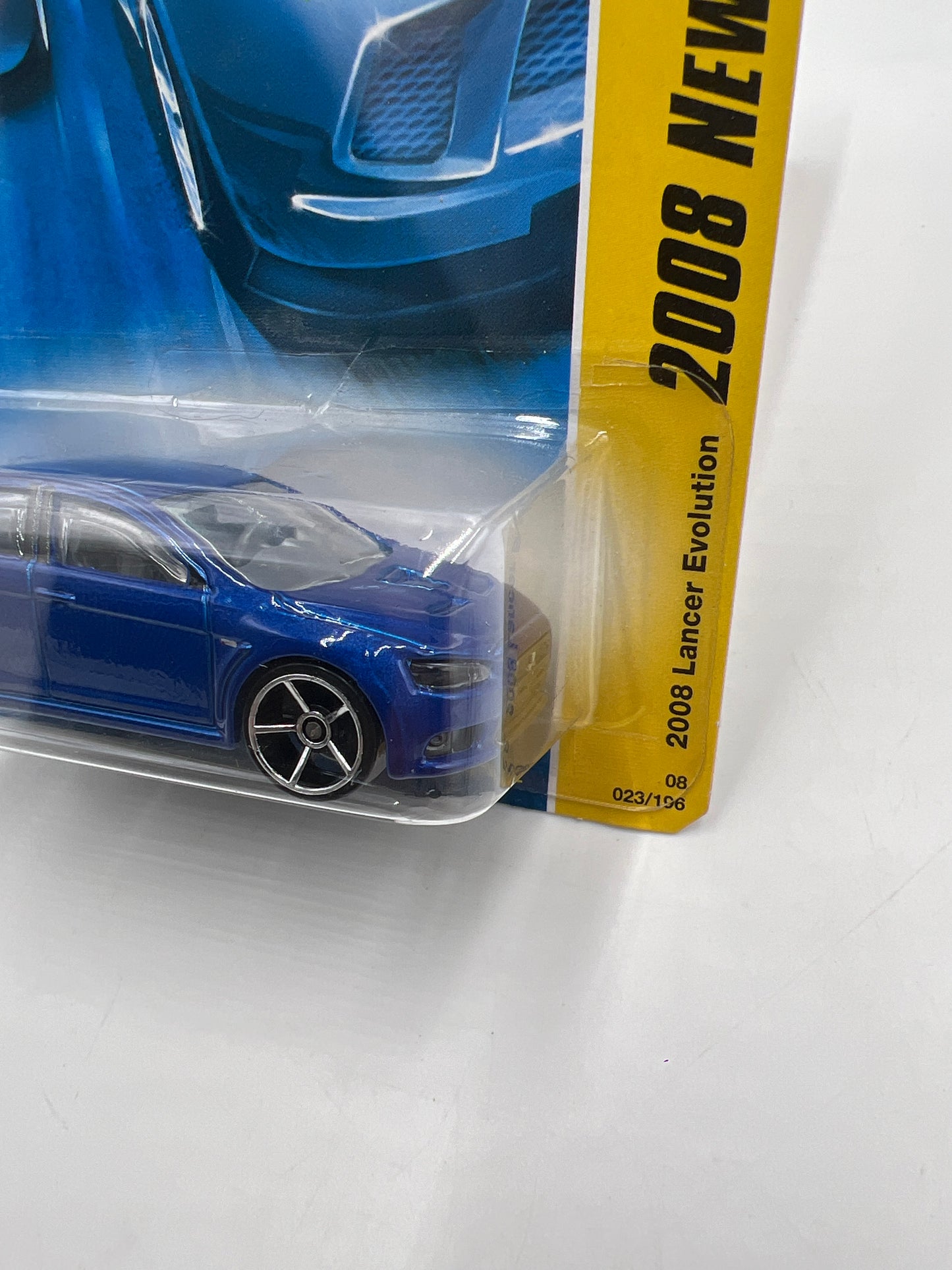 2008 Hot Wheels New Models #23 2008 Lancer Evolution Blue 92D