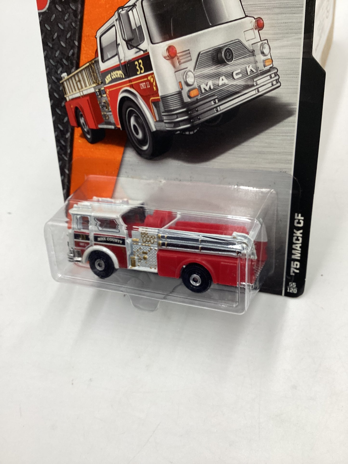 2014 Matchbox MBX Heroic Rescue 75 Mack CF #55 208D