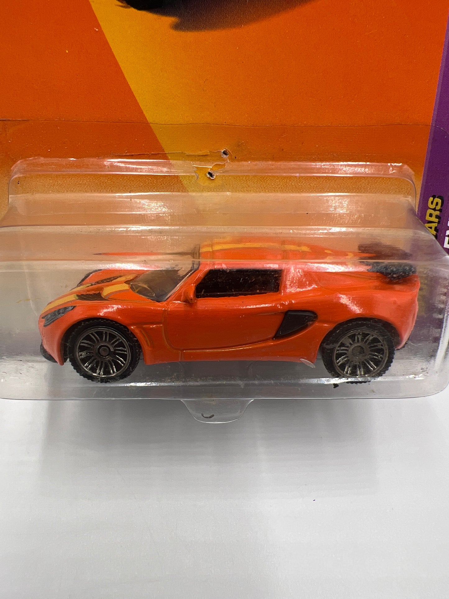 Matchbox Sports Cars #11 Lotus Exige Orange Card Not Perfect See Description