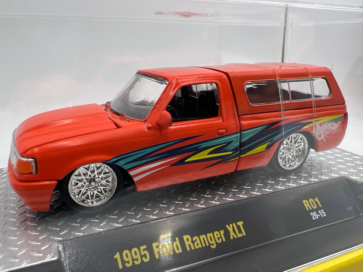 2026 M2 Machines R01 Blind Box 1995 Ford Ranger XLT Orange W/Box