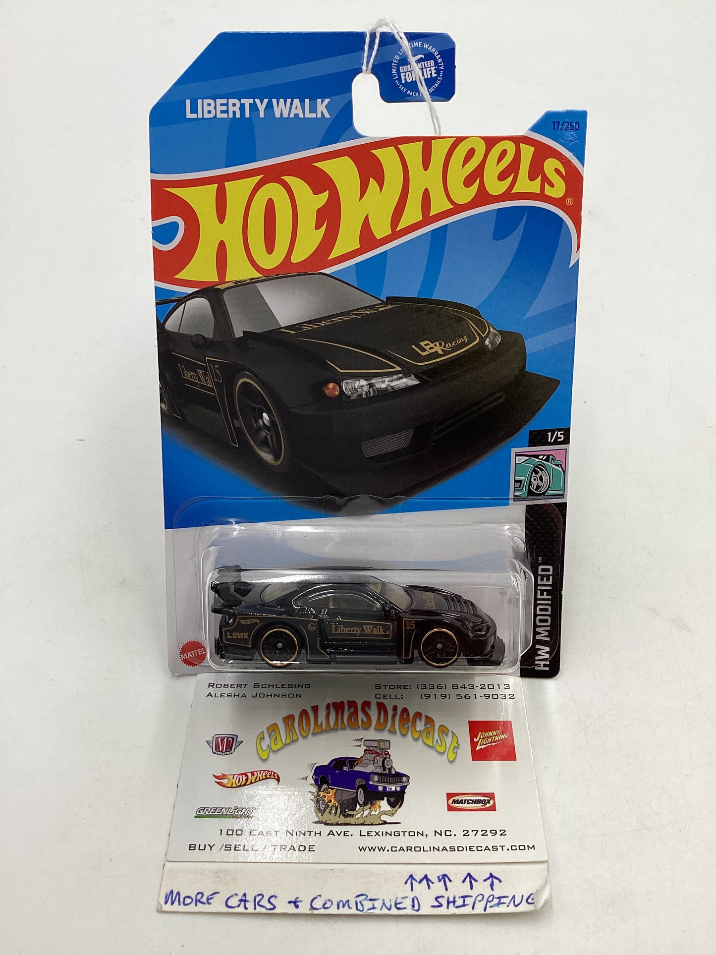 2023 Hot wheels #17 LB Super Silhouette Nissan Silvia Black 82E