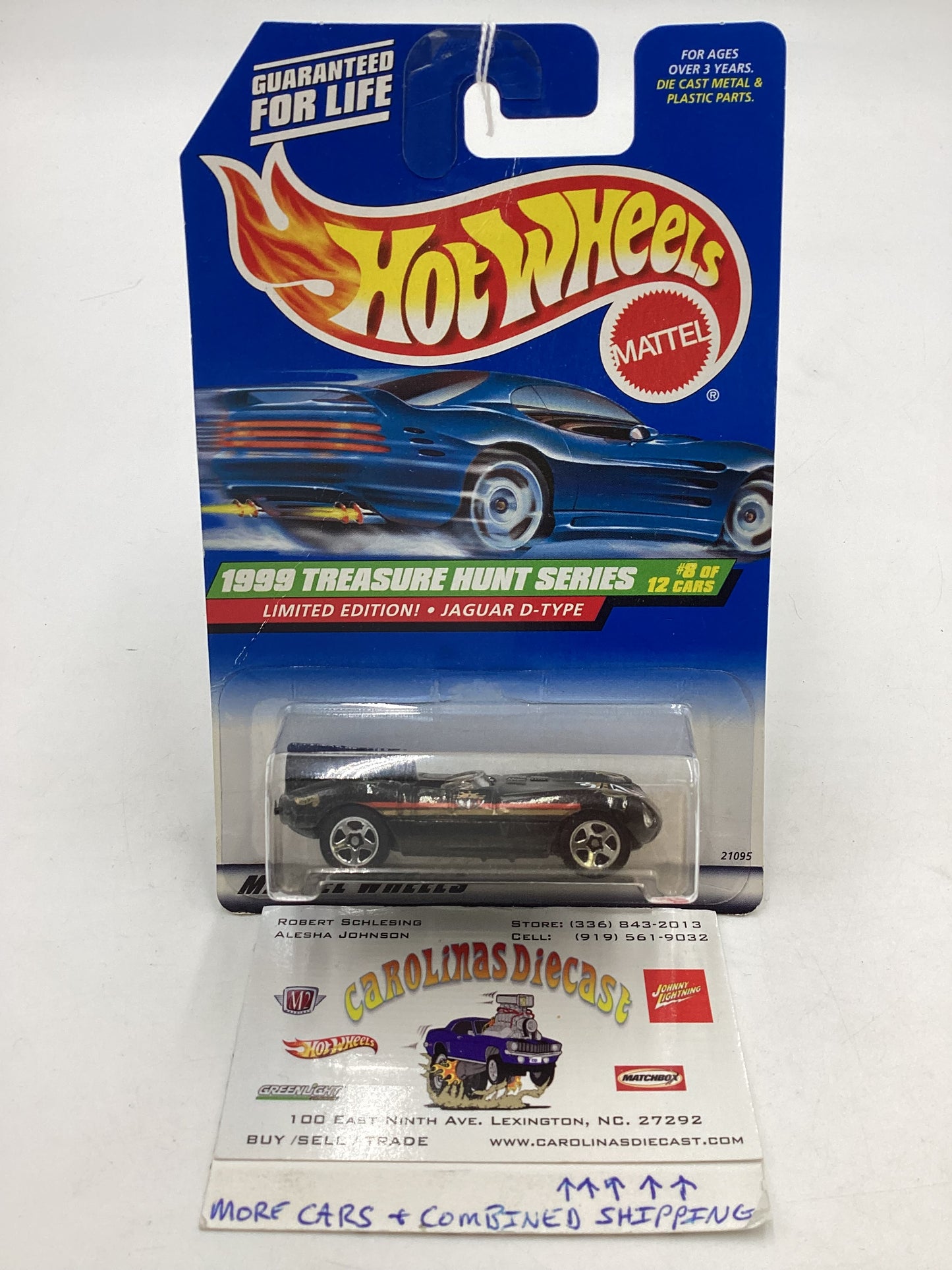 1999 Hot Wheels Treasure Hunt Series 8/12 Jaguar D-Type #936 276F