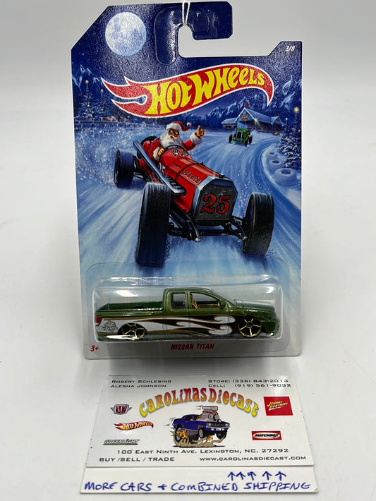 Hot Wheels 2014 Holiday Hot Rods Nissan Titan 3/8 w/Protector