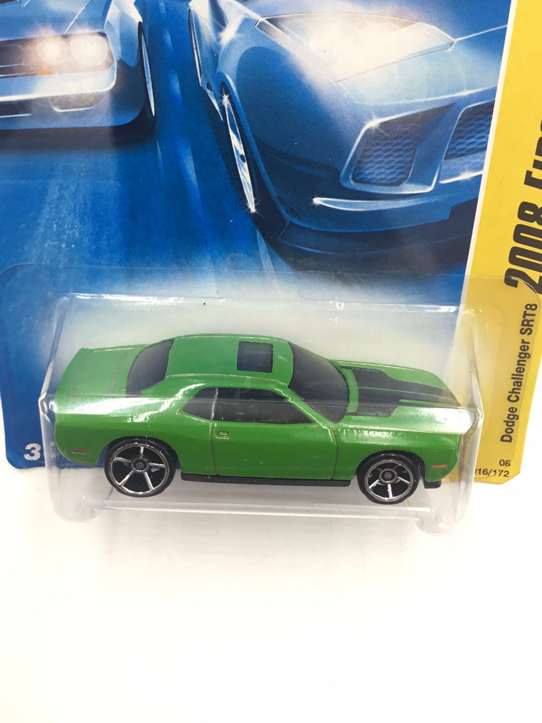 2008 Hot Wheels new models #16 Dodge Challenger srt8 Green R4