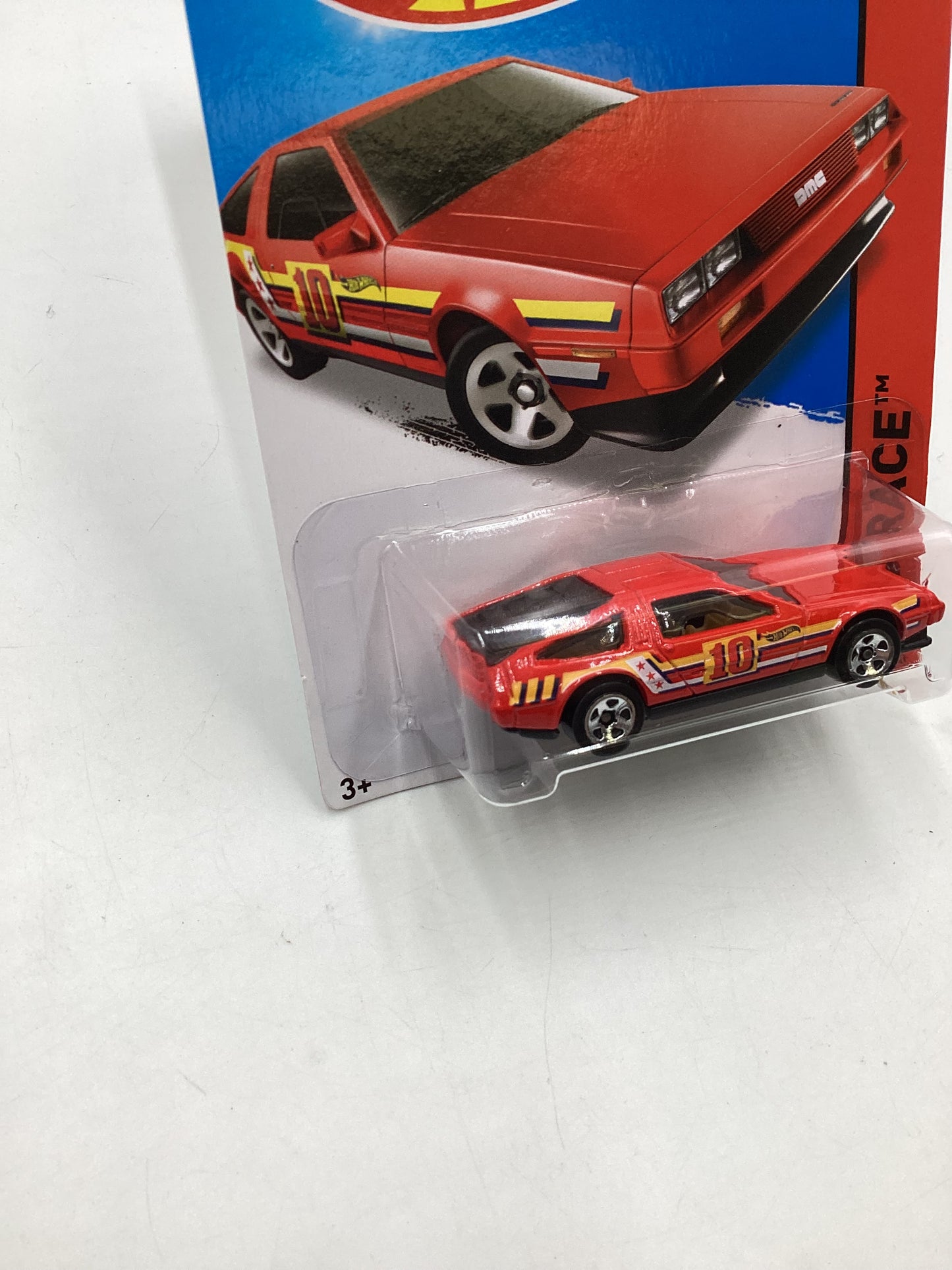 2015 Hot Wheels HW Race #184 DMC Delorean Red