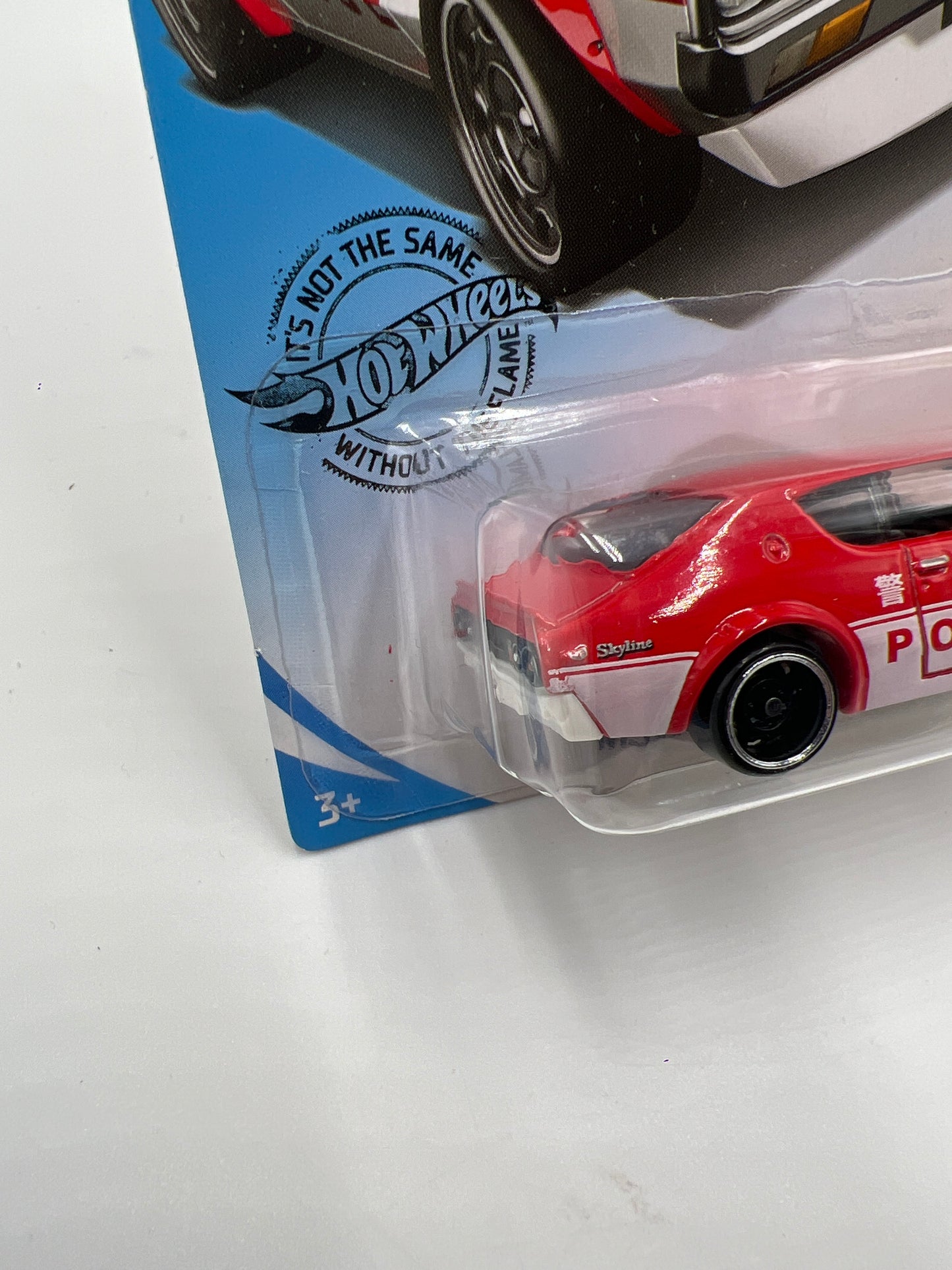 2019 Hot Wheels HW Rescue #160 Nissan Skyline 2000 GT-R Police Red/White 83B