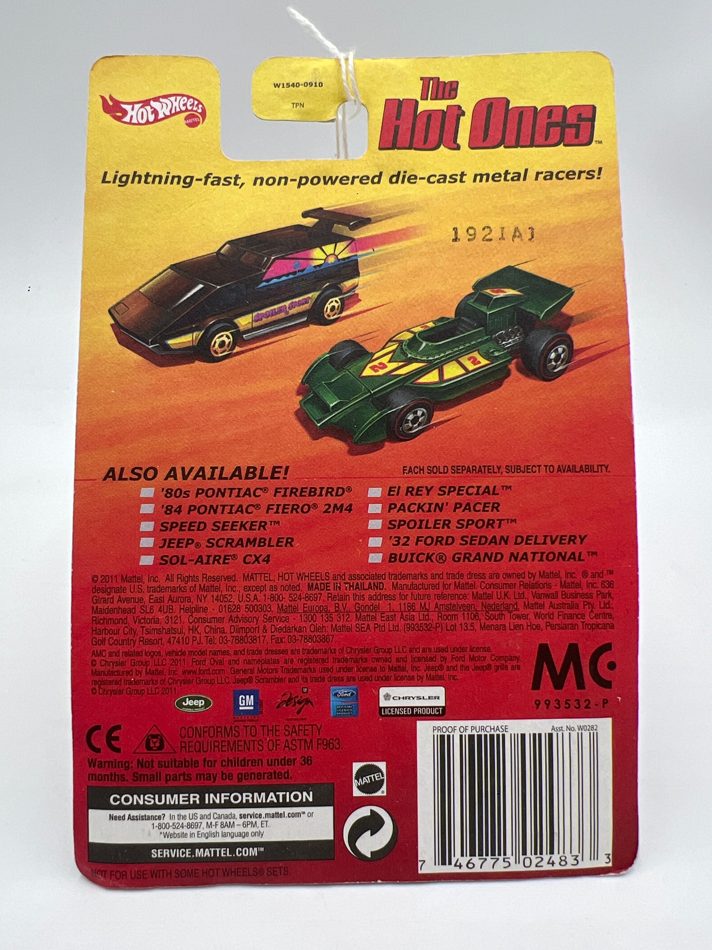 Hot Wheels The Hot Ones 80s Pontiac Firebird Red 156C