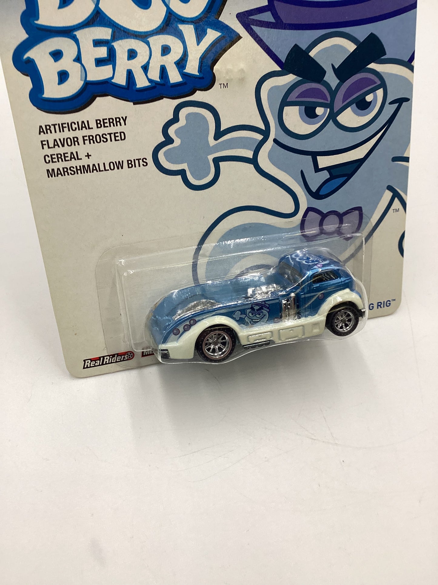 Hot Wheels Pop Culture General Mills Boo Berry Mig Rig Blue/White 262H