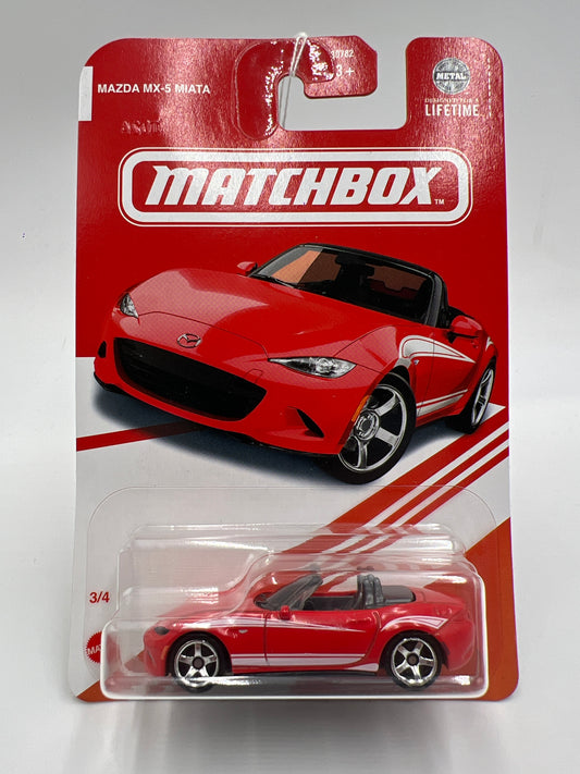 Matchbox Target Exclusive Red Edition #3 Mazda MX-5 Miata Red 160M