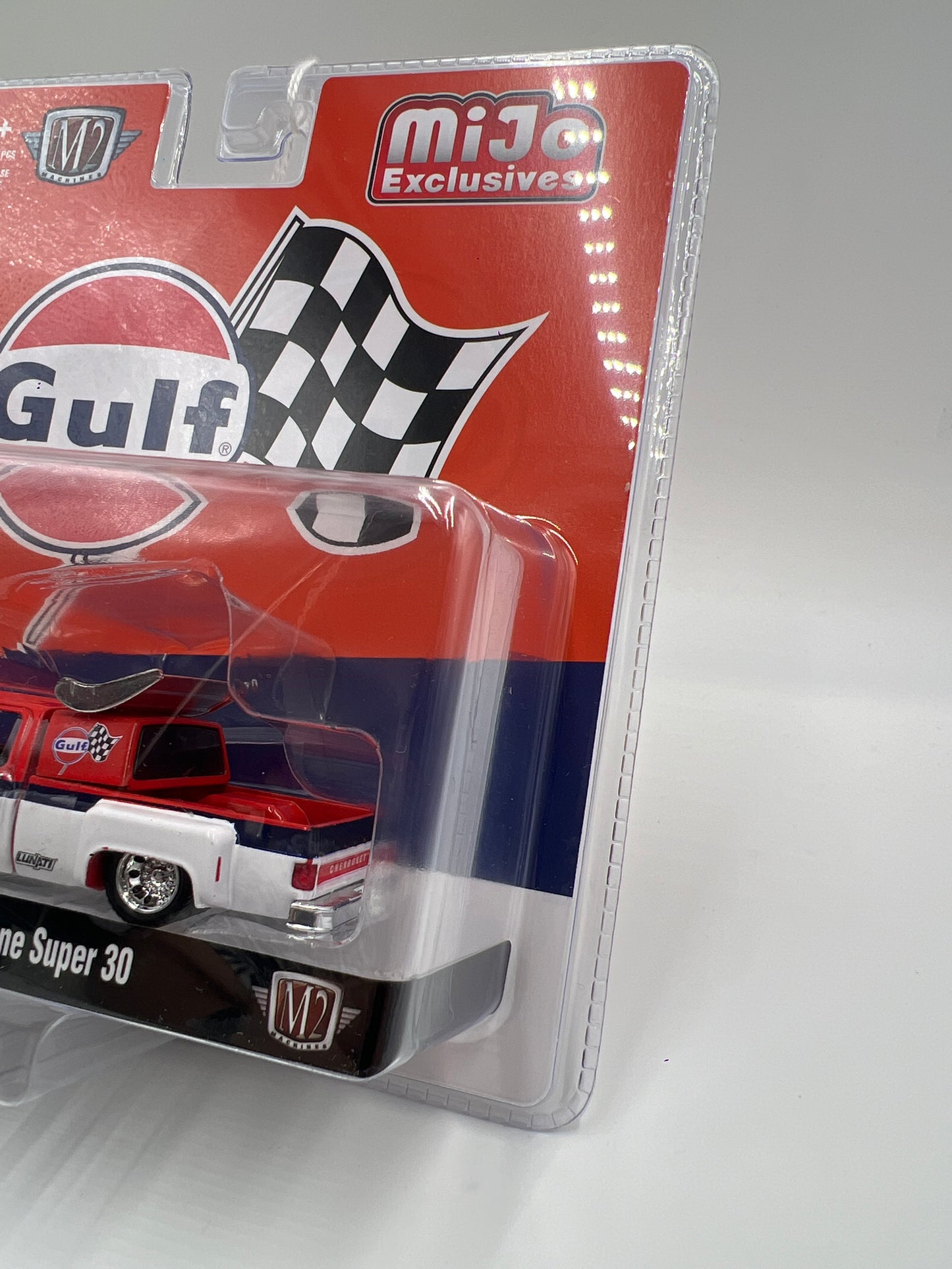 2025 M2 Machines Mijo Exclusives Gulf 1973 Chevrolet Cheyenne Super 30 199E
