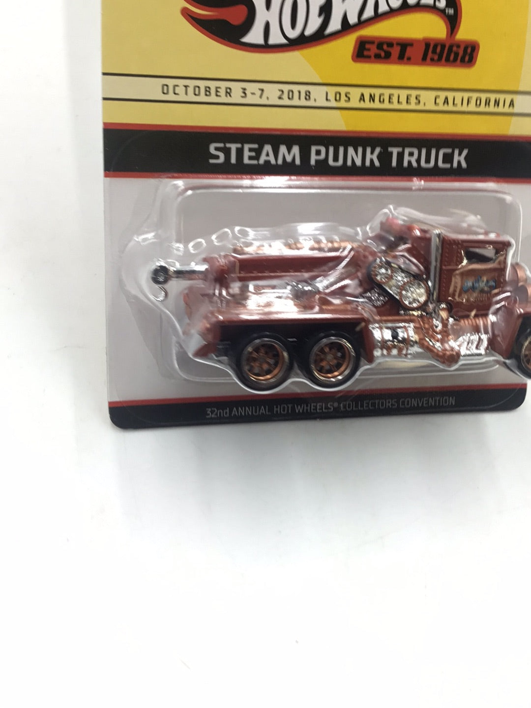 Hot wheels 32nd annual collectors Convention Steam Punk Truck 1700/4000 VHTF with protector