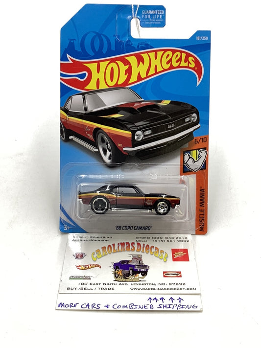 2019 Hot Wheels #181 68 Copo Camaro Walgreens Exclusive 157A