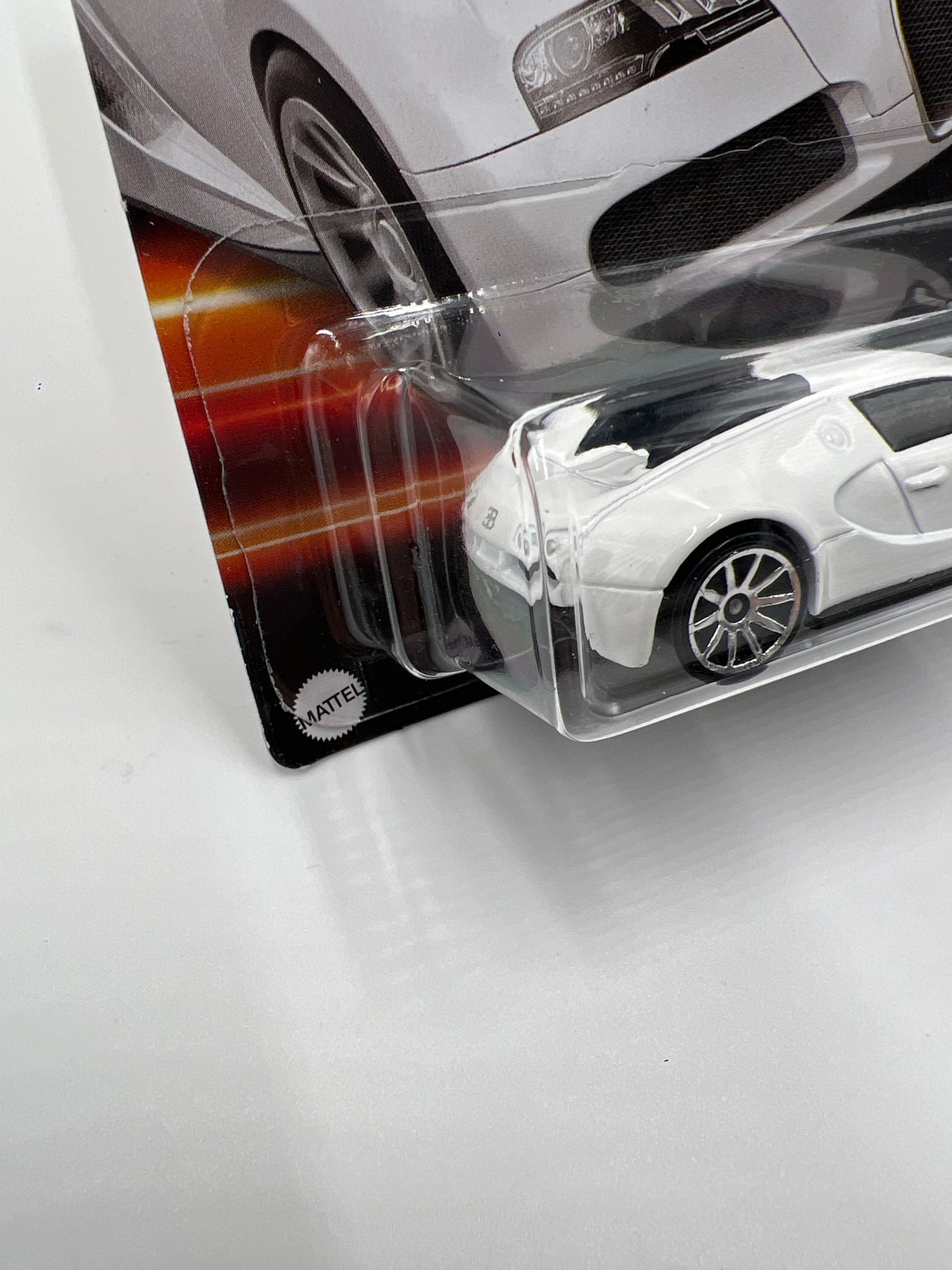 Hot Wheels Fast & Furious Series 3 #7 Bugatti Veyron White W/Protector