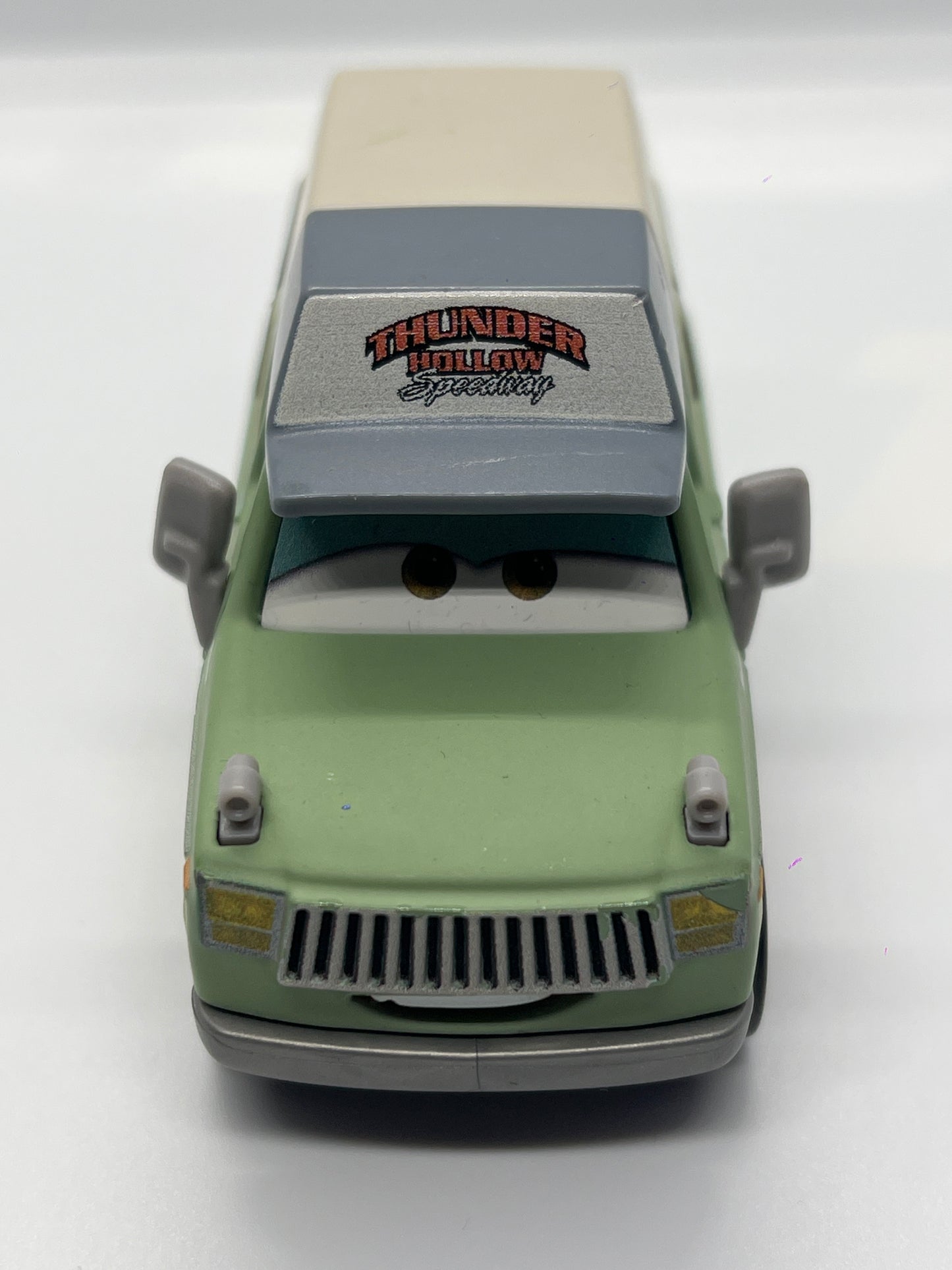 Disney Pixar Cars 3 Deluxe Roscoe Thunder Hauler Green Loose