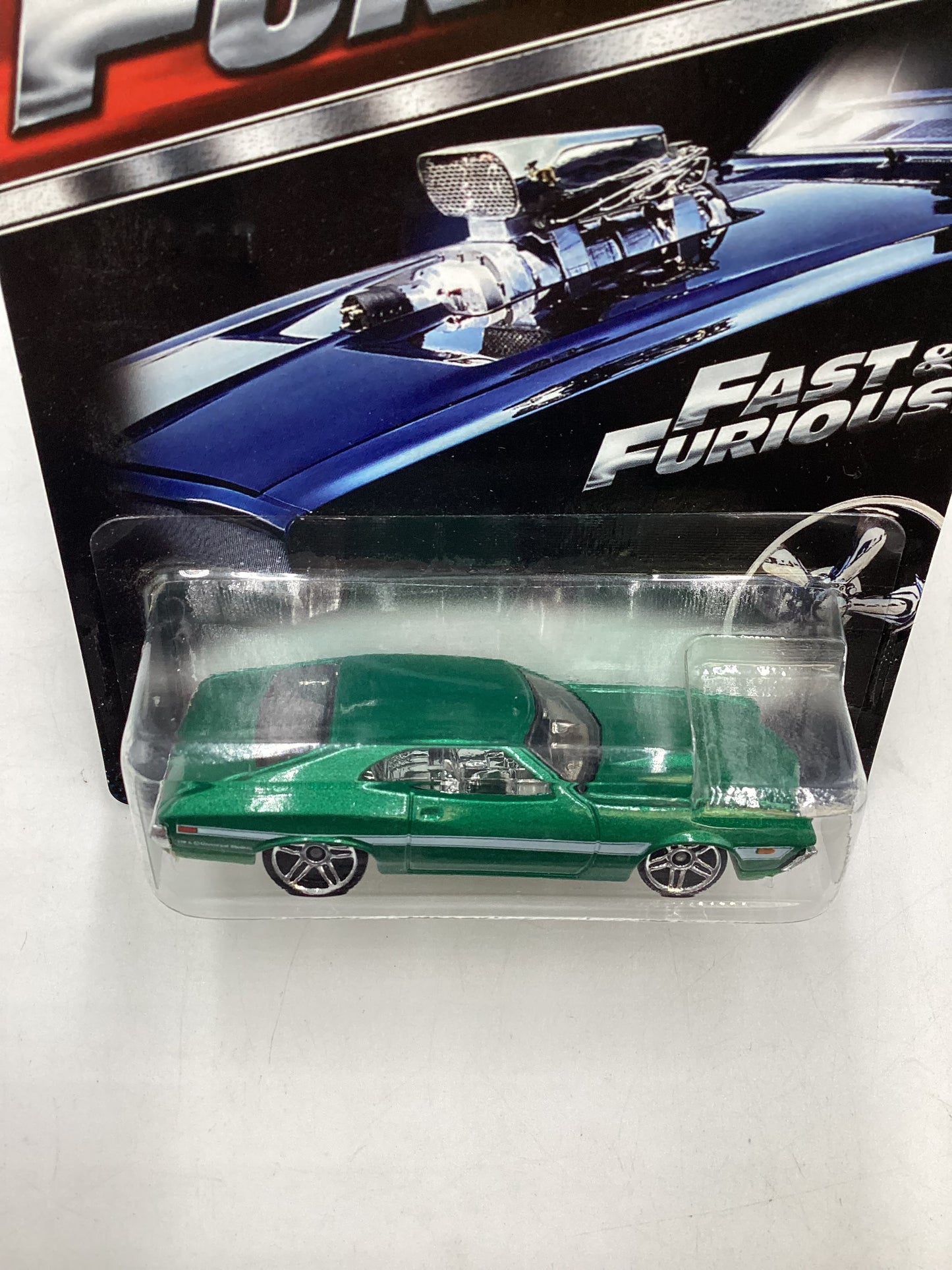 2015 Hot Wheels Fast & Furious #4 72 Ford Grand Torino Sport with protector 70G